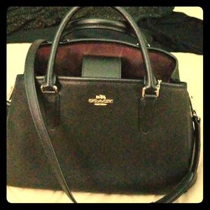 Black Coach Small Margot Carryall